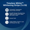 Equate Timeless Whitening Strips 20 Count Teeth Stain Removal Enamel
