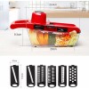 Unbranded 6 in 1 Multi-function Vegetable Slicer Kitchen Mandolin, Potato