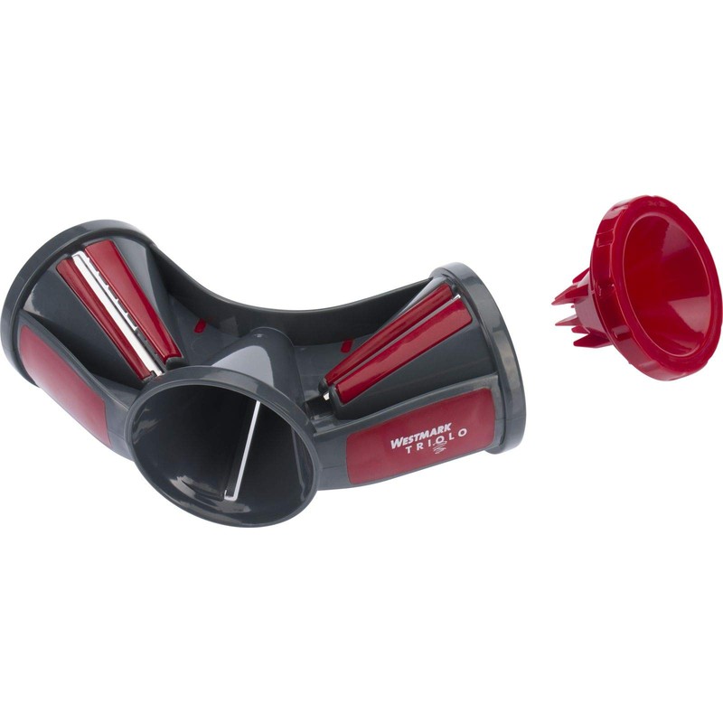 Westmark Vegetable Spiral Hand Slicer, with 3 Cutting Cones and