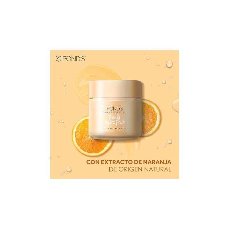 POND'S Cuidado Facial Fruity Hydra Fresh Naranja, Gel Hidratante, 110