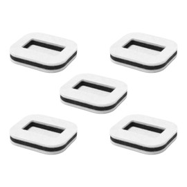 Tabanzhe Furniture Caster Cups-5PCS Anti-Sliding Feet Protector Pads Office Chair Wheel Stoppers Floor Protector Castor Cups for Bed Sofa Chair Leg Wheel Stoppers