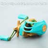 AIMALL Baitcasting Fishing Reel Water Drop Wheel with Magnetic Brake