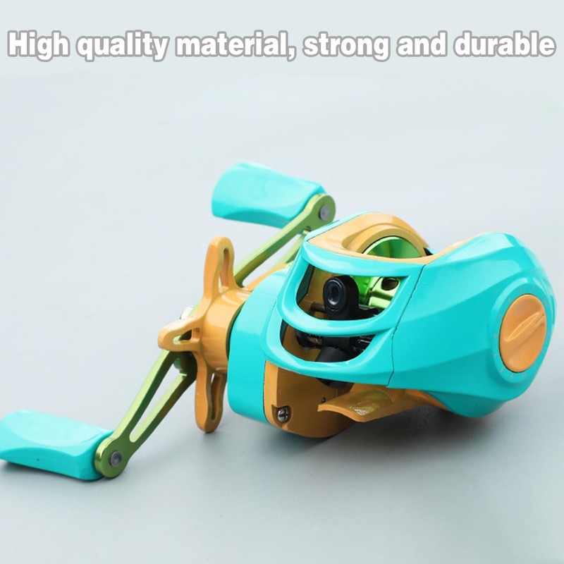 AIMALL Baitcasting Fishing Reel Water Drop Wheel with Magnetic Brake