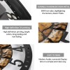 25cm Circular Iron Wall Clock with a Baseball Bat and