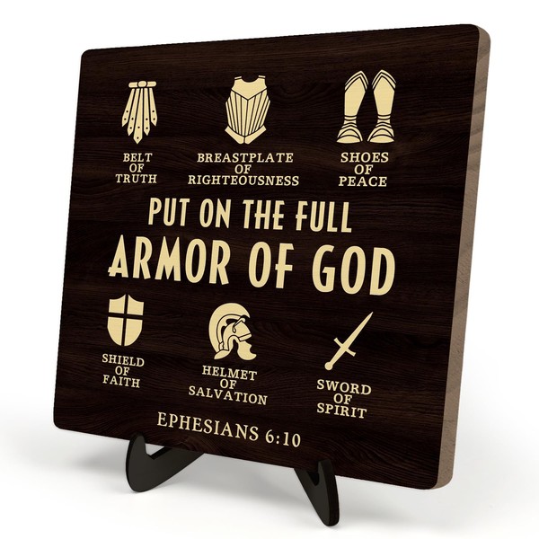 Bible Verse Sign, Put on the Full Armor of God