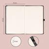 NOTIQUE Lined Notebook with Elastic Band, 13 x 21 cm,