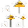 1/2 Inch Shank 45 Degree Lock Miter Router Bit 1/2”,