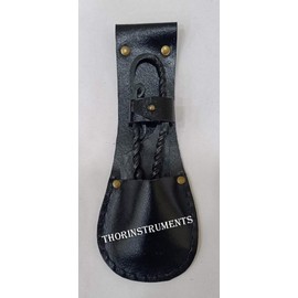 Juego de 3 cuchillos medievales para cubiertos y cubiertos con cuchara con funda de piel