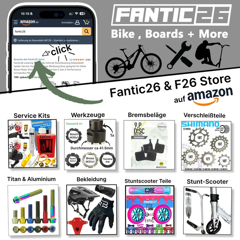 F26 Titan M5 x 15 mm Bicycle MTB / Road