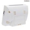 Formia HT-017WH Table Clock, Alarm Clock, Easy to Read Large