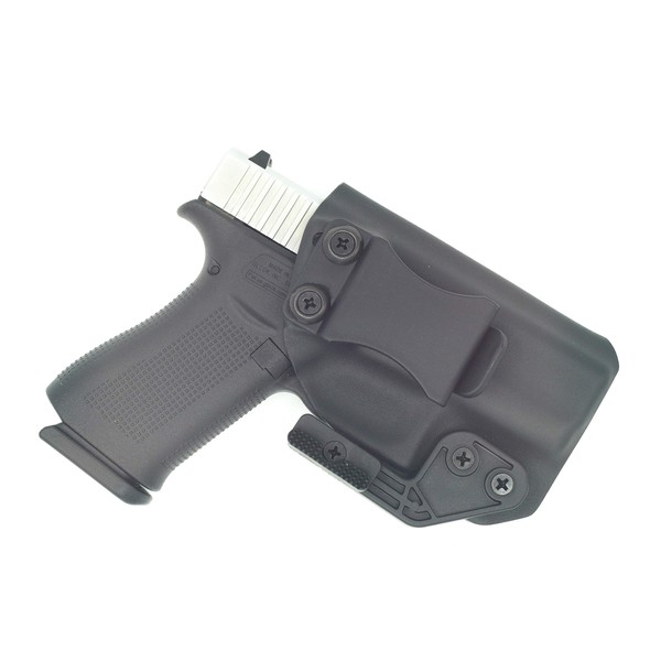 Sunsmith Holster AIWB Series - Compatible with Glock 43x / 43 Kydex Appendix Inside Waistband Concealed Carry Holster Made in USA by Fast Draw USA (Black - Right Hand)