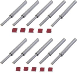 bjsdkff 10 Pack Magnetic Push Latches for Cabinet Door,Push Latches for Cabinets,Cabinet Magnet Latch,for Closet Cupboard Wine Cabinet Drawer Sliding Door Lock Pop-up Door Lock