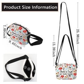 TSOTMO Chemo Care Package Chemo is Tough But You’re Tougher Chemotherapy Treatment Crossbody Bag (chemo HB CA)