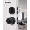 （6 Sets） All Keyed Alike Entry Door Knobs and Single