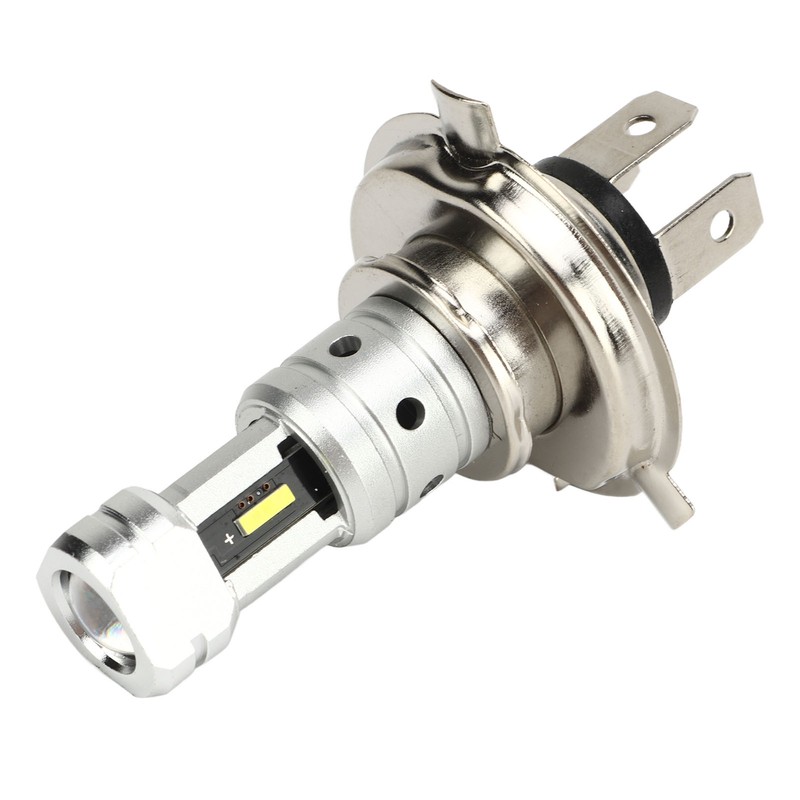 2 Pcs 100W H4 LED Motorcycle Headlight Bulb 360 Degree