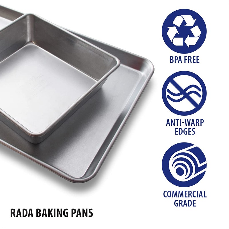 Rada Cutlery Quarter Sheet Pan, 2 Pack