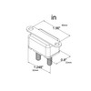 ZOOKOTO 12V 50A Auto Circuit Breaker Automatic Reset Fuse Stud