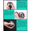 Automatically Activated Wrist Force Enhancer Ball with LED Light, Forearm