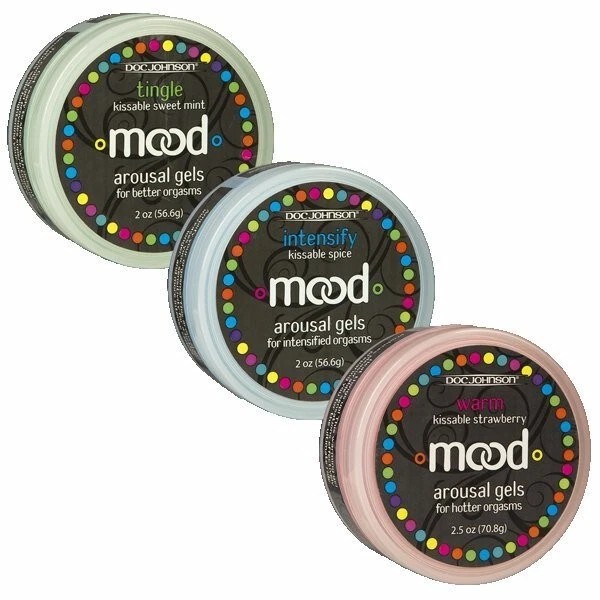 Doc Johnson Mood Arousal Gels 3 - 2 Oz Jars