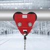 siohdagu 3 Ton / 6600LB Manual Beam Trolley, Adjustable I-Beam