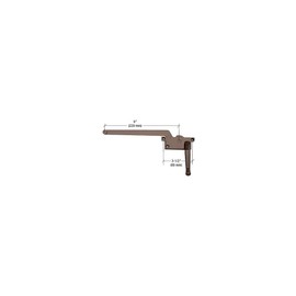 C.R. LAURENCE H3915 CRL Square 9" Right Handed Bronze Wood Casement Operator