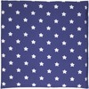 Linseed Cushion 24 x 24 cm Stars Blue - Small
