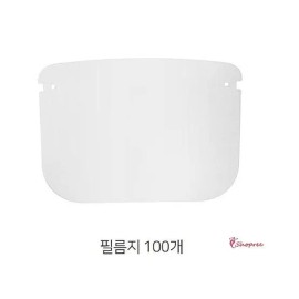 안면보호마스크필름 안경형 보호필름 100매kga025 Face Protection Mask Film Glasses-Type Protective Film 100 Sheets kga025
