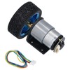 Encoder Motor Set Kit 6mm Shaft with Mounting Bracket for