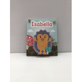 Isabella Children's Magnetic mini Clip Board school reminders reminder on Fridge wall plaque with spring peg with Funny Faced Squirrel