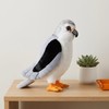 Frankiezhou Home Black-Winged Kite Plush Toy - Lifelike 10.7” Black-Winged