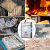 Fireproof Document Bag, 1200°C Document Bag, Waterproof, 38 x 32
