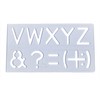50mm 30mm 20mm Stencils Letters Numbers ALPHABET STENCIL Set