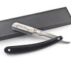 Parker Black 33R Straight Edge Razor Requires Replaceable Blade