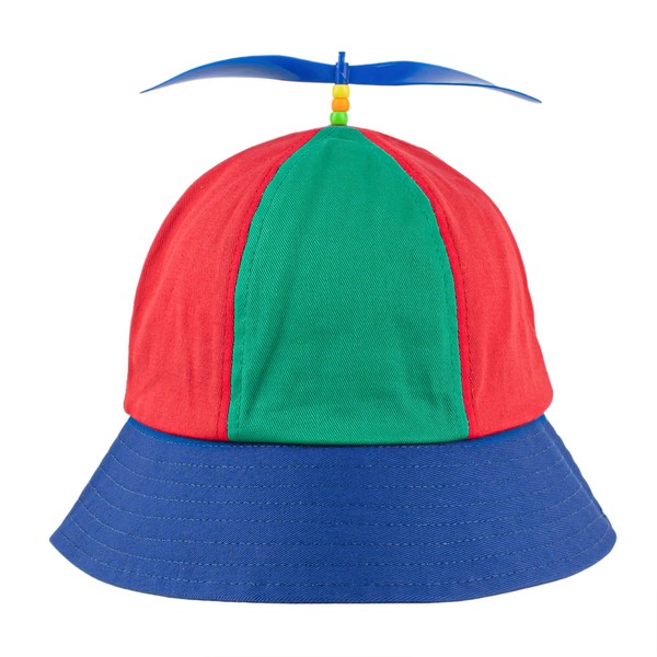 Framendino, Blue Adult Propeller Hat Baseball Cap with Detachable Propeller