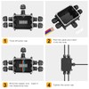 Junction Box Waterproof IP68, 5-Way Junction Box Outdoor, Surface-Mounted Cable
