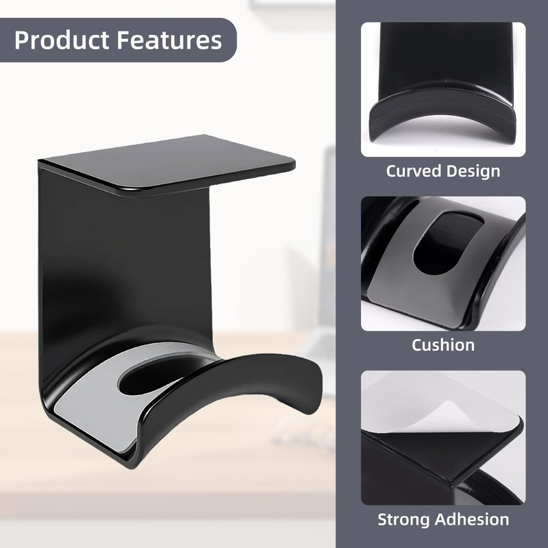 COEKI Set of 2 Headset Holder Headphone Holder Headset Holder