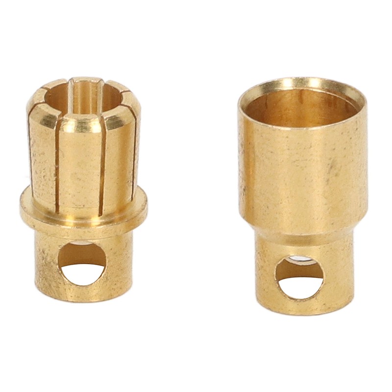 30 Sets Connector Plug 8.0 Gold Plated Brass High Accuracy