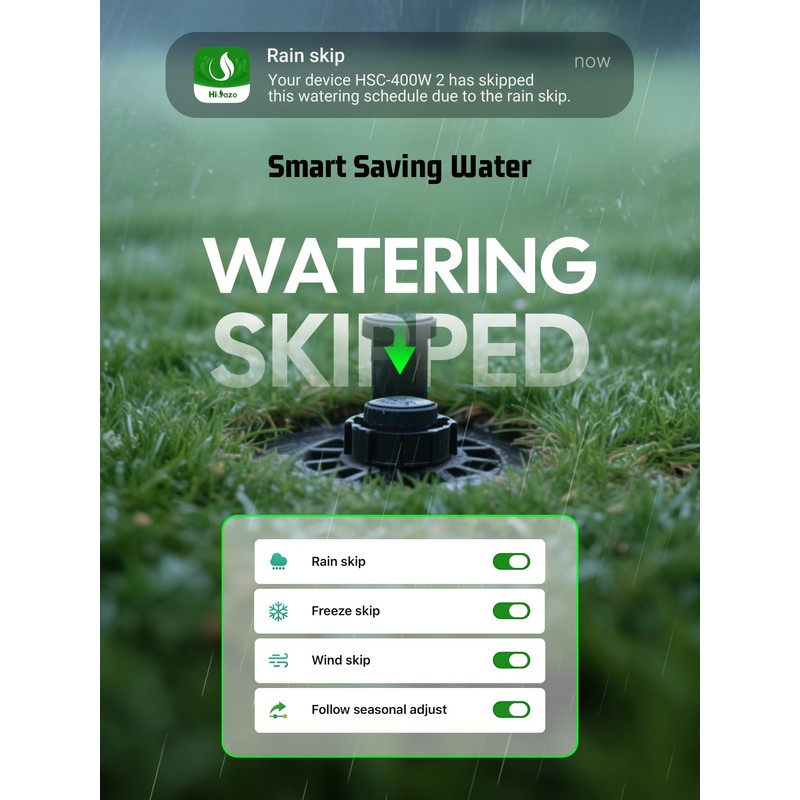 Smart Sprinkler Controller, 5G&2.4G Irrigation Timer Easy Use Free App,