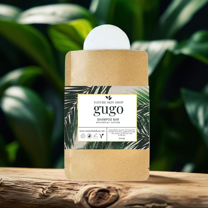 Nature Skin Shop Gugo with Biotin + Caffeine Shampoo Bar