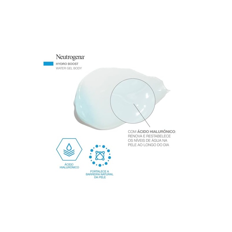 Crema corporal en gel Neutrogena Hydro Boost Ácido Hialurónico 200