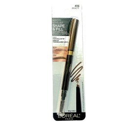 L'Oreal Brow Stylist Shape and Fill Pencil  Brunette 8 oz  415 Brunette