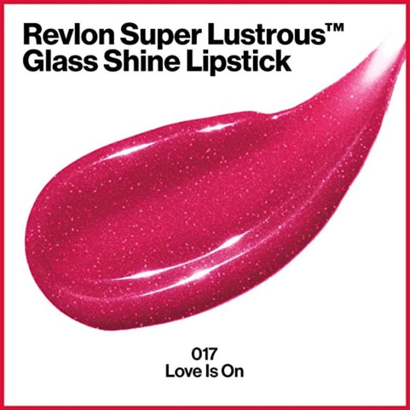 Revlon Super Lustrous Glass Shine Lipstick with Brilliant Colour, Creamy