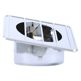 United Pacific C677217 Chrome Defrost Duct For 1967-72 Chevy and GMC Truck - L/H