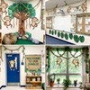 Ctosree 36 Pcs Jungle Party Decorations, Safari Rainforest Monkey Theme