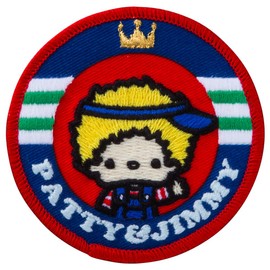 Minoda S01Y5839 Sanrio Characters Cotton Patch, Both Iron and Stickers, Jimmy, Jimmy