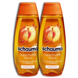Schauma Superfruit & Shine Shampoo 2 x 400 ml Pack of 2