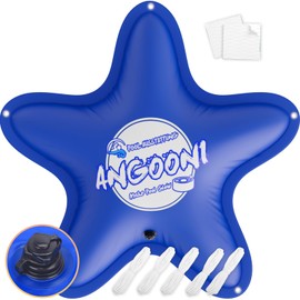 Angooni Unique Star-Shape 5FT Extra-Strong Pool Pillow for Winter - 0.4mm Thick PVC Pool Pillows, Sturdy Ropes & Boston Dual Valve, Reliable Above Ground Pool Closing Aid
