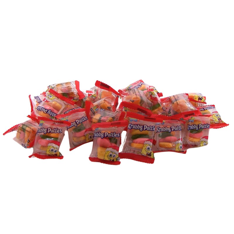 Krabby Patties Holiday Mix Gummy Candy, Christmas Candy for Stockings,