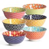 Metahom Ceramic Cereal Bowls, 23 Oz Colorful Soup Bowls, Deep