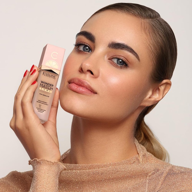 Eveline Cosmetics Wonder Match Lumi Foundation SPF 20 - Moisturising,